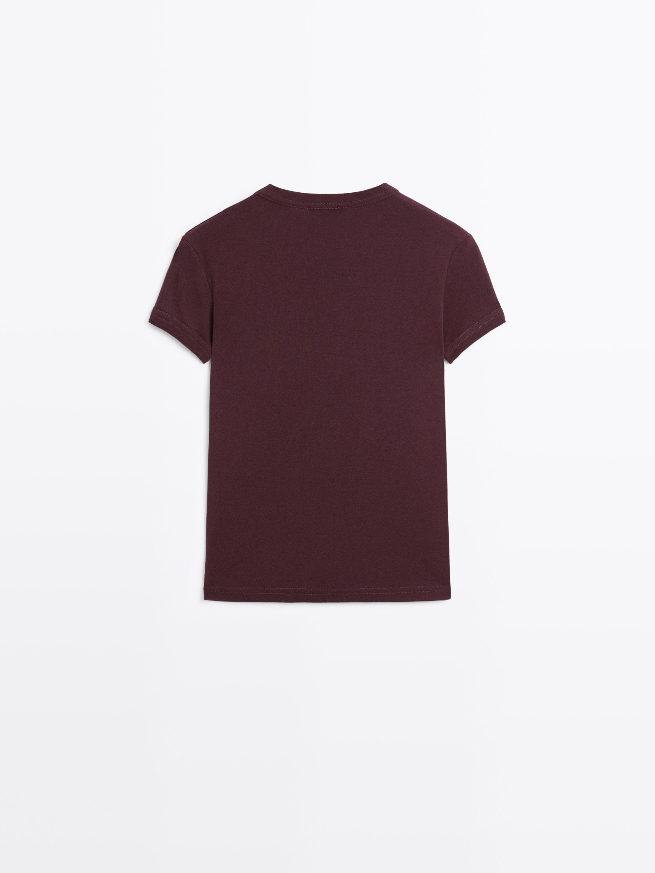 T-shirt à manches courtes 100 % coton